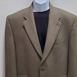 Chaps Ralph Lauren brown houndstooth sportcoat